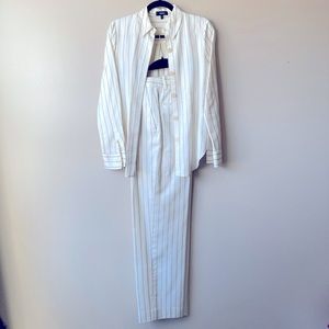 NWOT Theory two-piece suit in size P and 00.